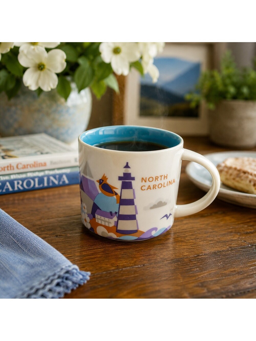 Starbucks "You Are Here" Collection North Carolina Ceramic Coffee Mug 2016